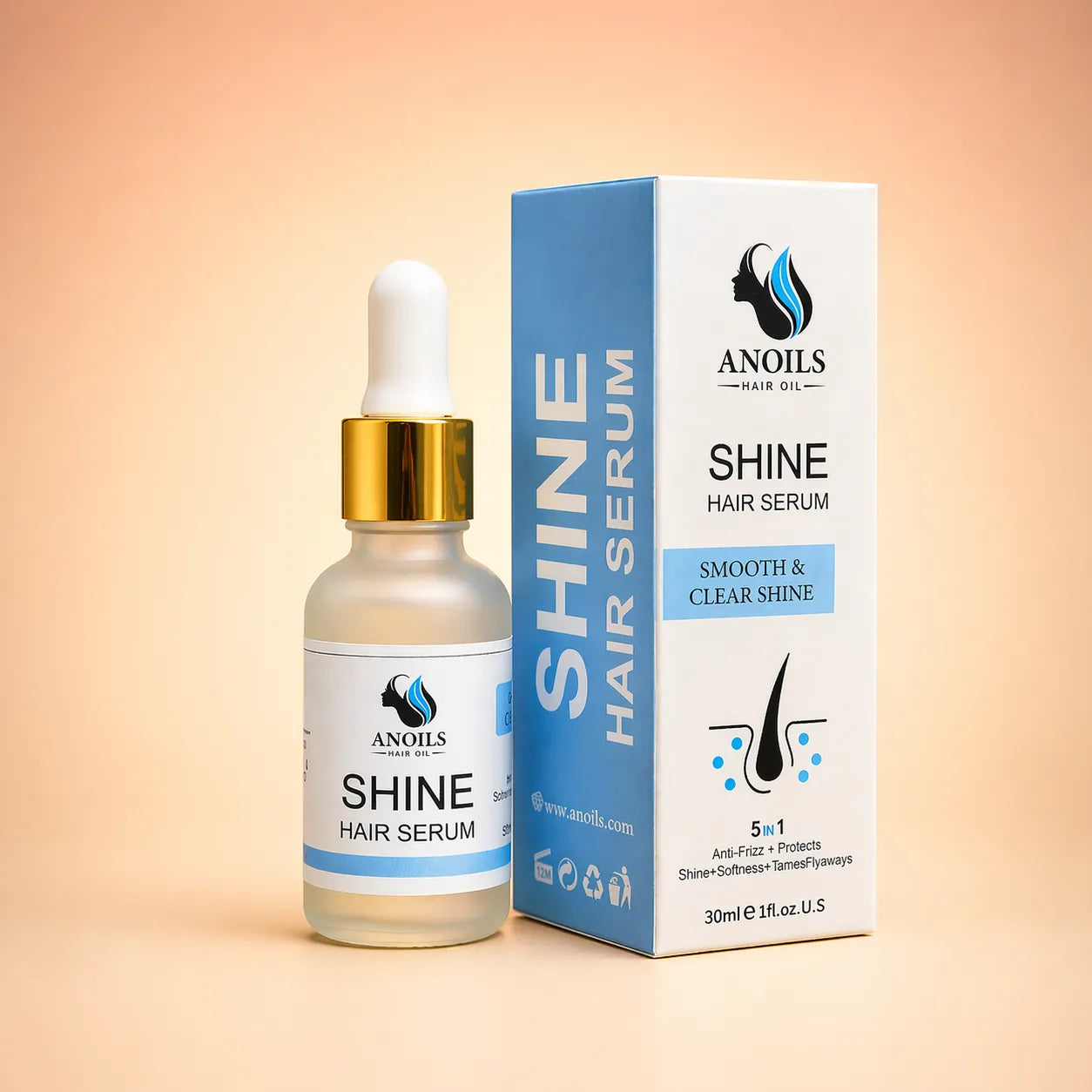 Anoil Anti Frizz Shine Hair Serum