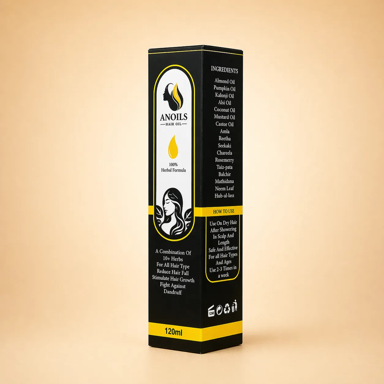 Anoils Herbal Hair Growth Oil – Anti Hair Fall