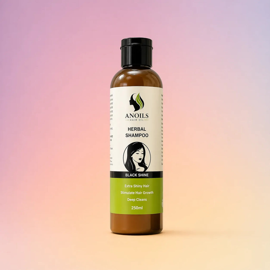 Anoils Herbal Shampoo – Black Shine